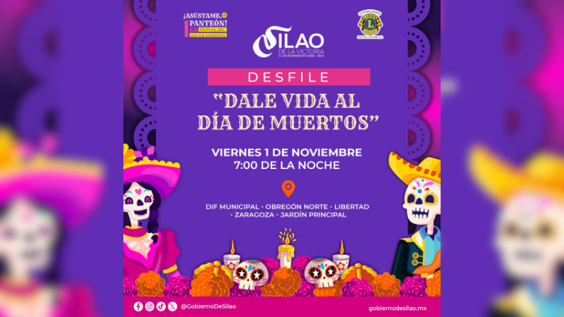 Celebrará Silao el desfile “Dale vida al Día de Muertos”; será el primero de noviembre