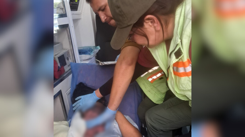 Nace bebé en la colonia Estrella con apoyo de Protección Civil