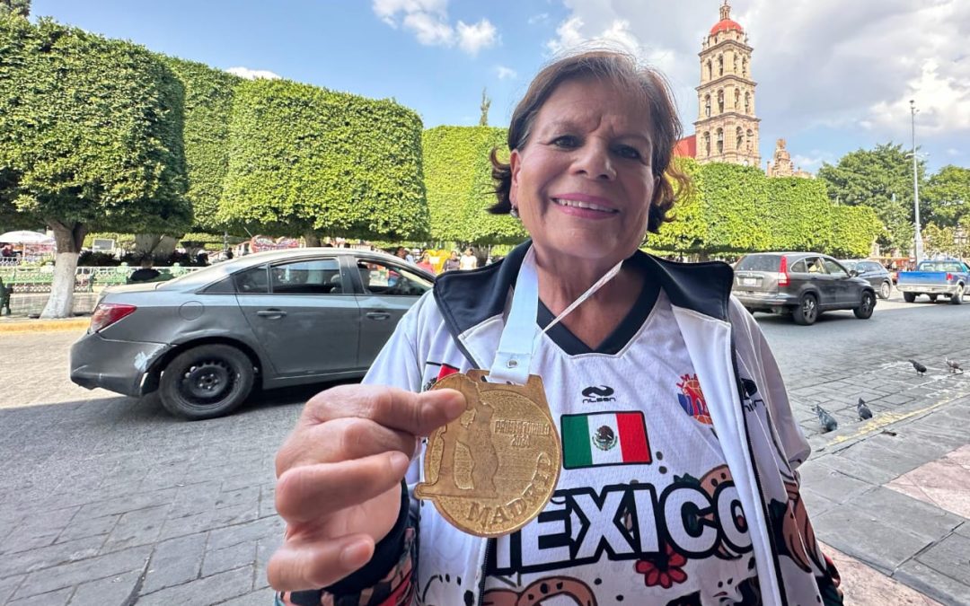 Gana jugadora silaoense medalla de oro en el primer Torneo Europeo de Maxibaloncesto 2024