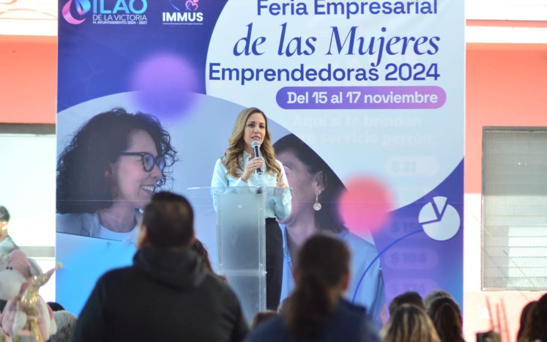 Inaugura Melanie la Feria Empresarial de las Mujeres Emprendedoras con la participación de 85 expositoras