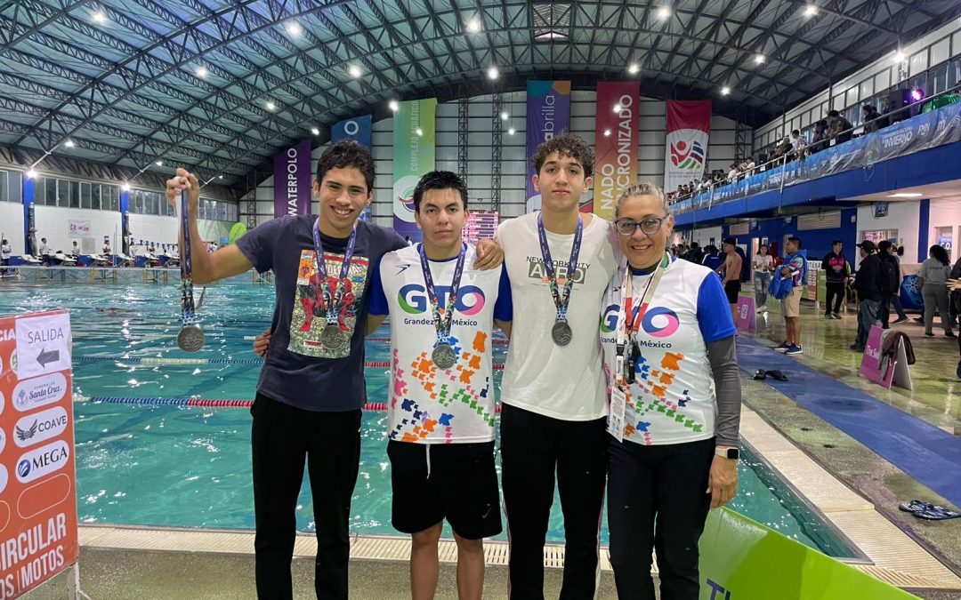 Ganan ‘Dragones Marinos’ de Silao un racimo de medallas en el Campeonato Nacional de Natación de Invierno 2024