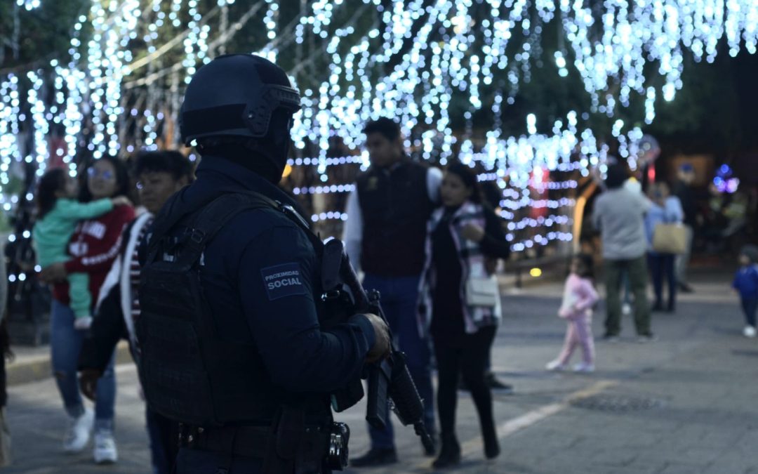 Disfrutan de ambiente seguro durante el arranque del Festival Navideño; inician festividades con saldo positivo