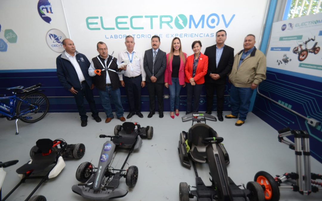 Reconoce Melanie al plantel Silao del CECyTEG como pionero y referente de la electromovilidad en el estado