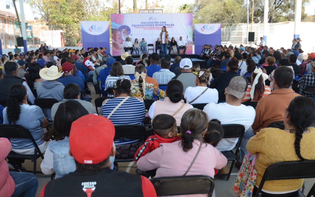 Se reúne Melanie con las 124 delegaciones de la zona rural