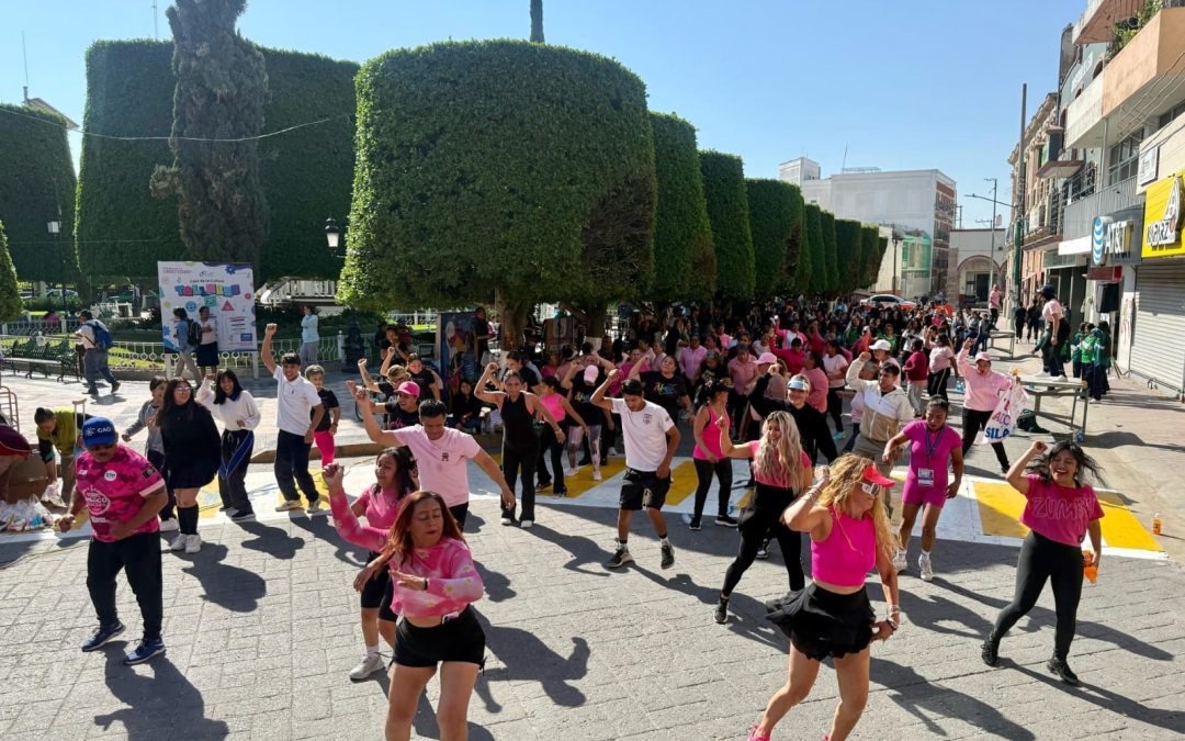 Se suman con todo el corazón a la activación física por el Día Internacional de la Mujer