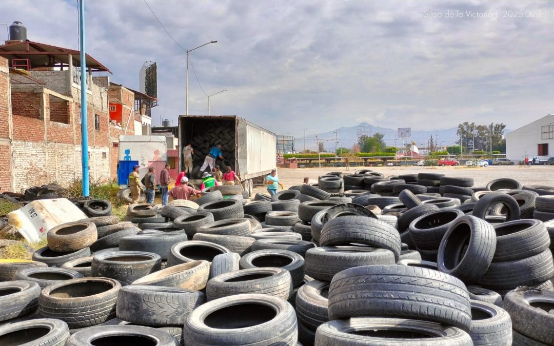Superan dos nuevas jornadas del Llantatón las 65 toneladas de neumáticos