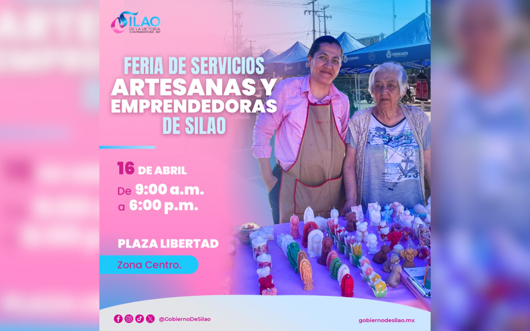 Habrá Feria de las Mujeres Artesanas y Emprendedoras en la plaza Libertad este 16 de abril