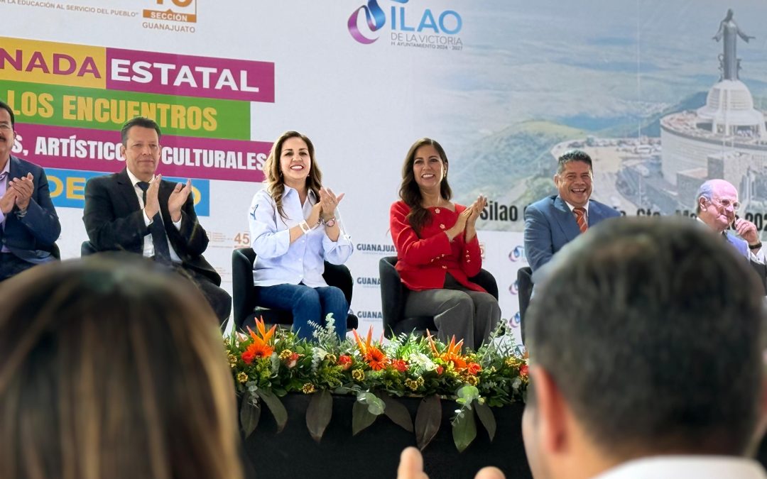 Abarrotan Parque Bicentenario en ceremonia inaugural de jornada estatal del magisterio guanajuatense