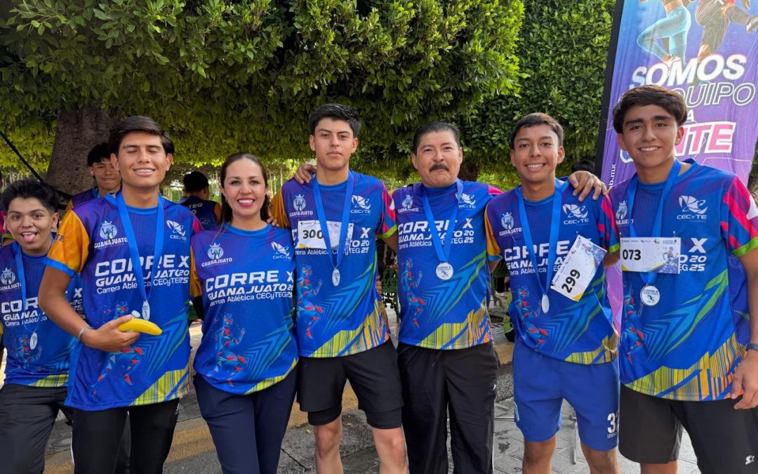 Celebran carrera del CECyTEG; se suman más de 320 participantes