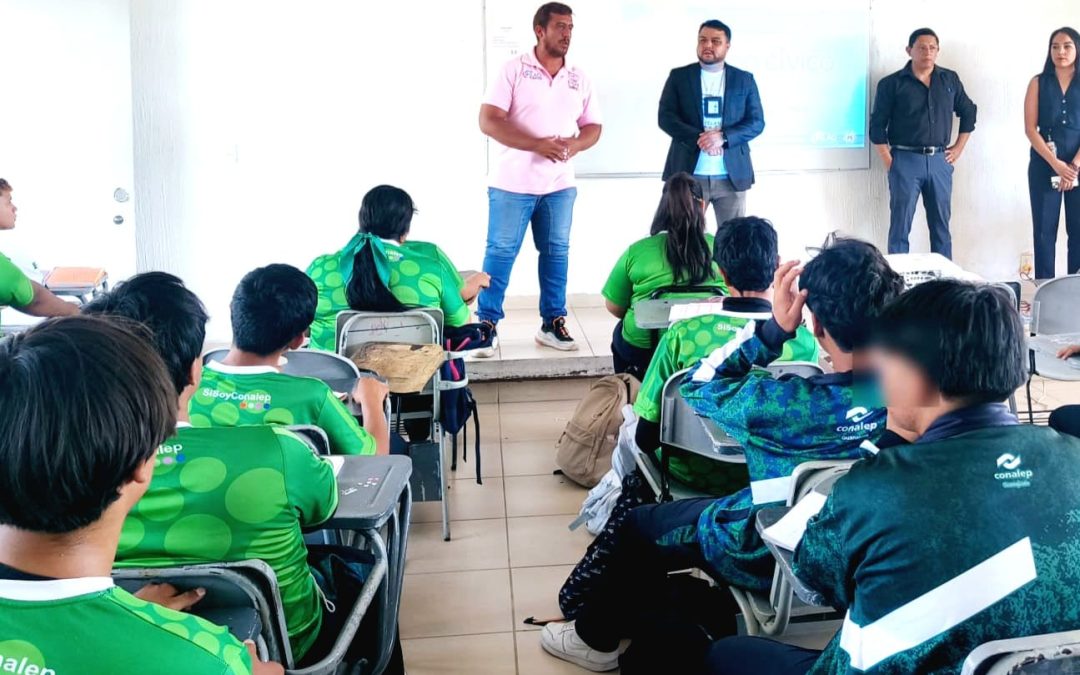 Prevención Social y Juzgado Cívico trabajan en conjunto para fomentar la cultura de la legalidad; visitan CONALEP de Silao