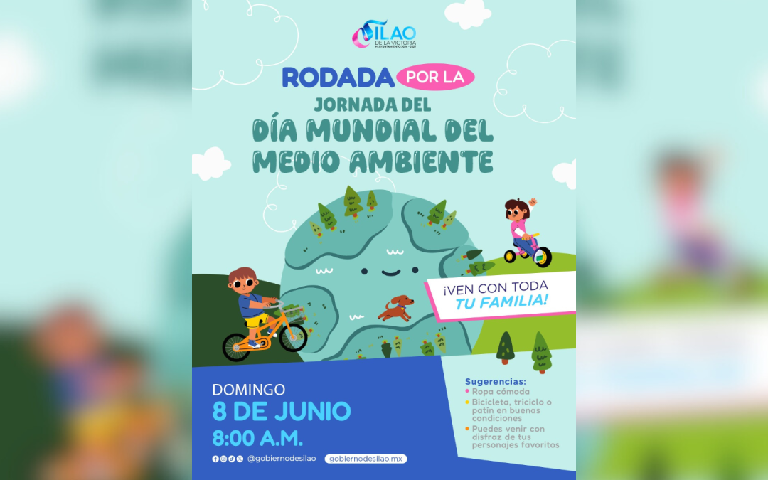 Celebrarán paseo ciclista por el Día Mundial del Medioambiente este domingo