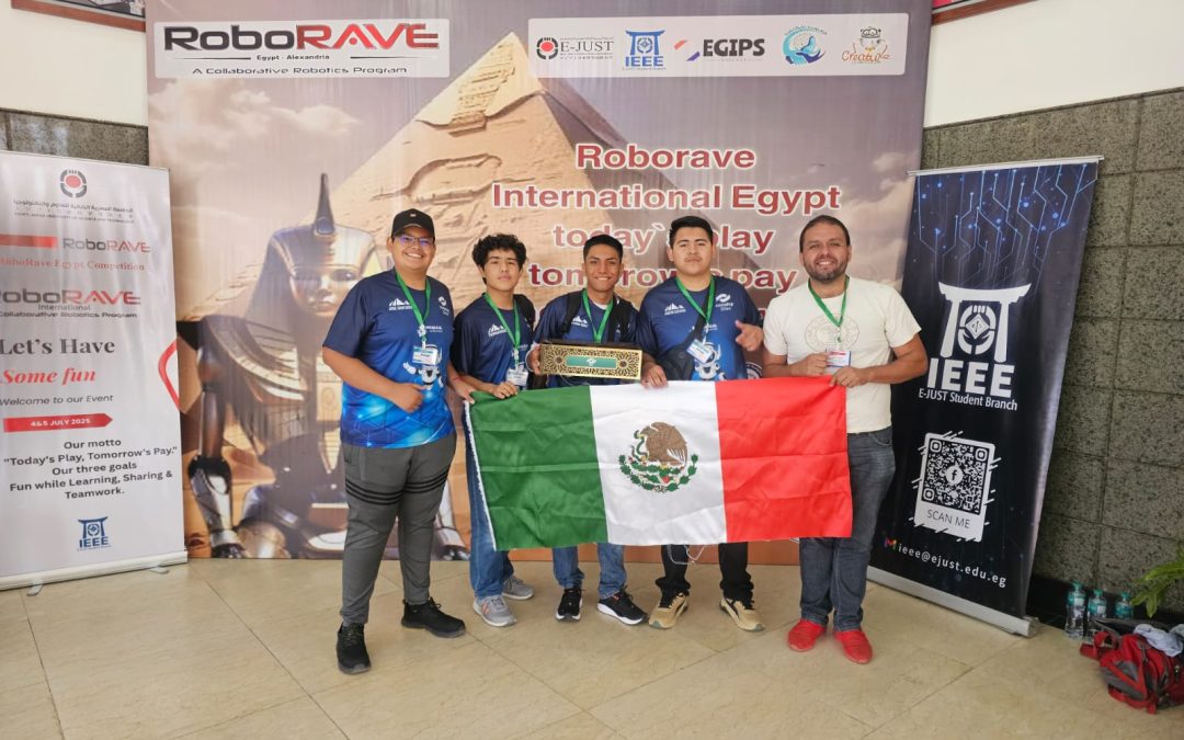 ¡Ganan ‘Sumo Másters’ del CONALEP-Silao primer lugar en Egipto!