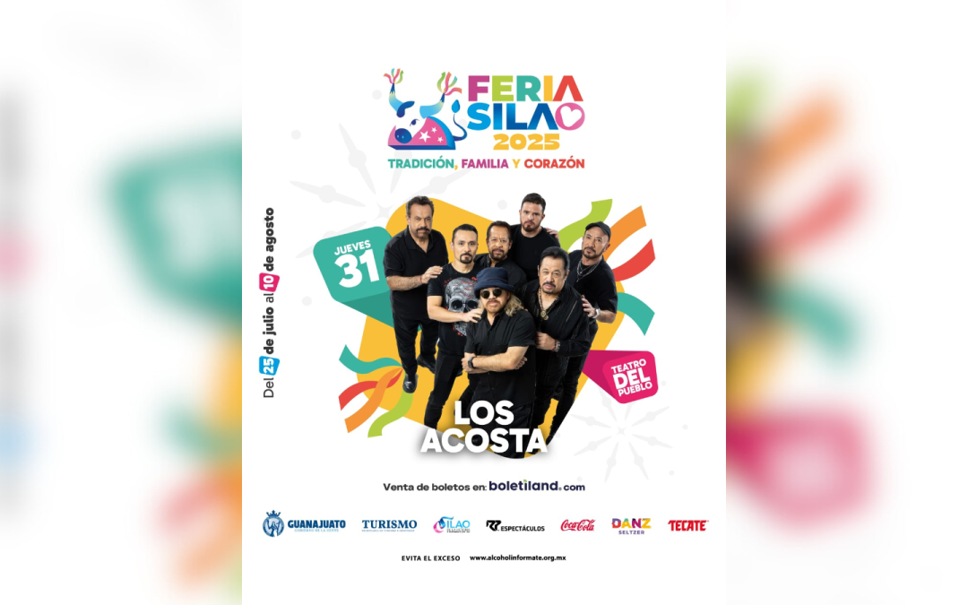 ¡Llegarán los Acosta el 31 de julio a Silao!