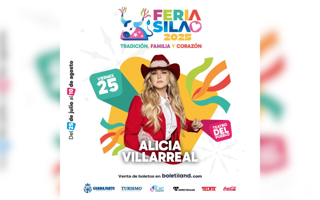 Alicia Villarreal, leyenda del grupo Límite, se presentará el 25 de julio en la Feria de Silao 2025