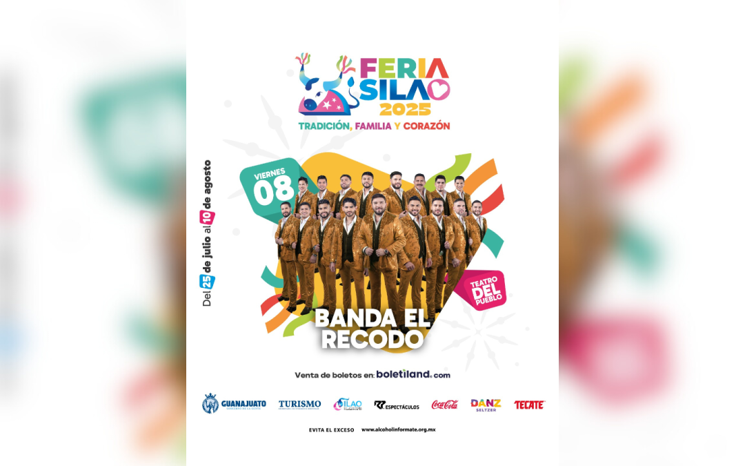 ¡LO CONFIRMA LA RECODO! Estará en el Teatro del Pueblo de la Feria de Silao