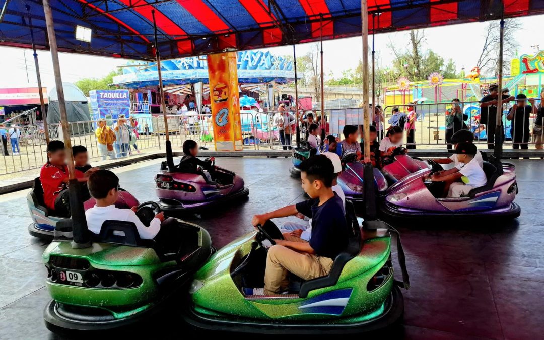 Más de mil niñas y niños de 18 comunidades disfrutan del circo y de los juegos en la Feria de Silao 2025