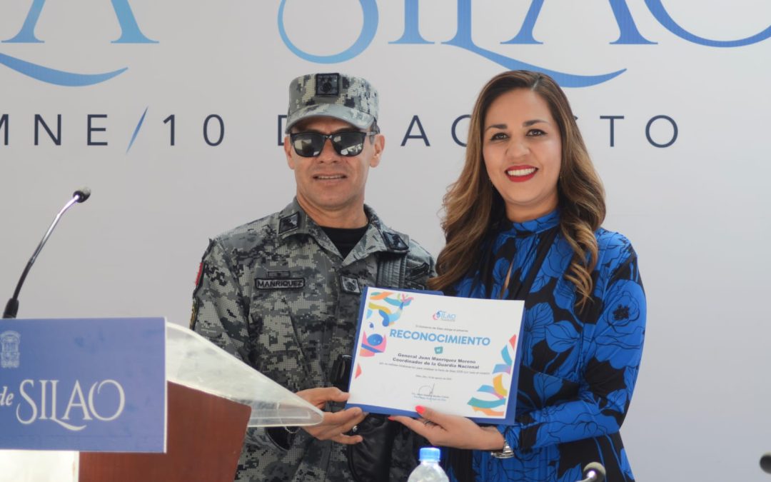 Reconoce Melanie a instituciones de seguridad en la conmemoración del 165 aniversario de la Batalla de Silao