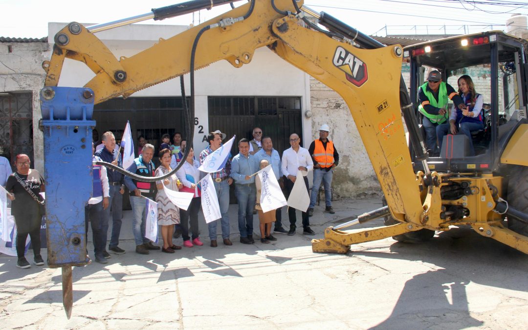 Empieza la modernización de la calle Honda en la zona centro de Silao con una inversión de casi 16 millones