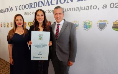 Firma Silao Convenio de Coordinación y Colaboración para reforzar videovigilancia urbana y arcos carreteros