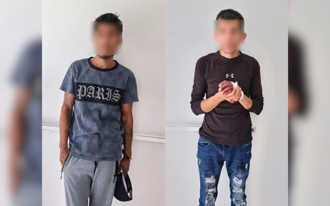 Detiene Policía Preventiva de Silao a 2 sujetos acusados de cometer un asalto