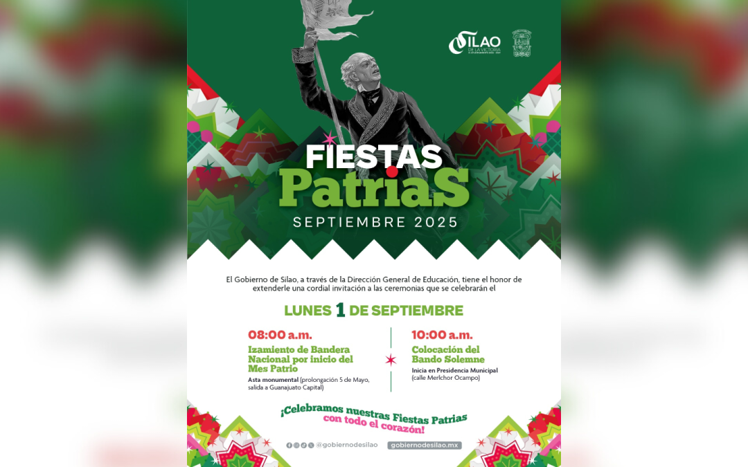 Presentará Silao su programa de Fiestas Patrias 2025