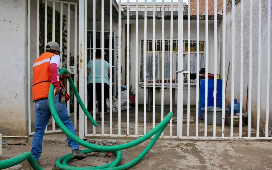 Concluye SAPAS labores de extracción y desazolve en El Faro