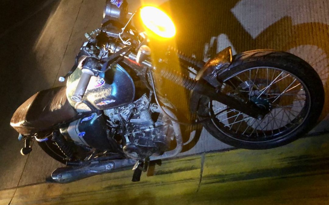 Encuentran moto con reporte de robo en el fraccionamiento San Antonio
