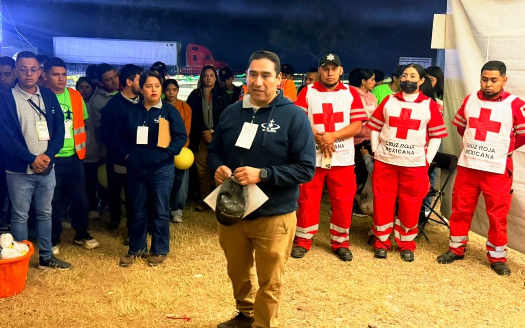 Activan operativo especial por Marcha Juvenil Diocesana a Cristo Rey