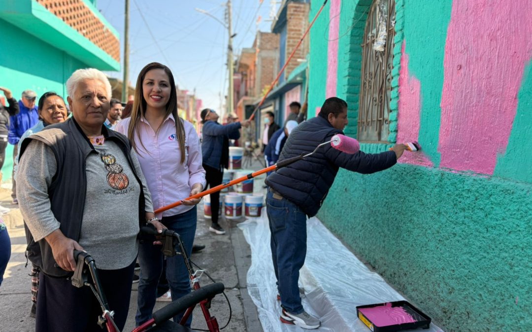 LLEGA EL PROGRAMA: MI COLONIA A COLOR A CALLE LA PIEDAD