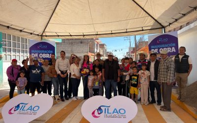 INAUGURAN OBRA EN COLONIA OBRERA CON BENEFICIO A 450 HABITANTES.