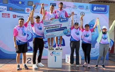 Participan 350 personas en la Tercera Edición de la Carrera: Corre por el Agua