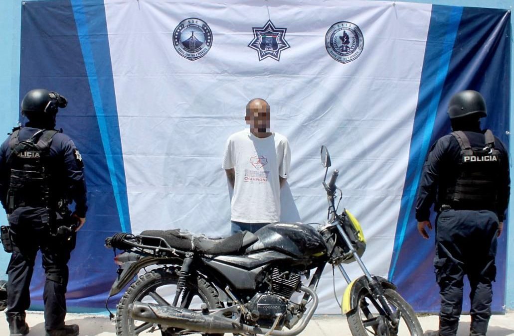 POLICÍA MUNICIPAL RECUPERA MOTOCICLETA POR ALTERACIÓN DE MEDIOS DE IDENTIFICACIÓN