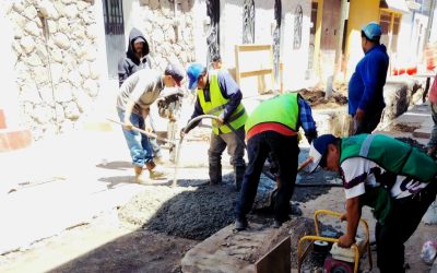 Avanza en tiempo y forma la rehabilitación del colector sanitario de la calle Lucero